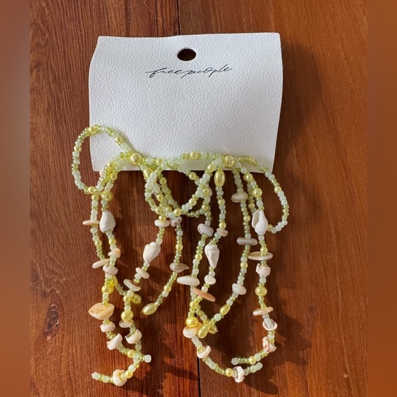 NEW Free People Say You Love Me Bow Dangle Earrings ~ Sage Green - Picture 4 of 5